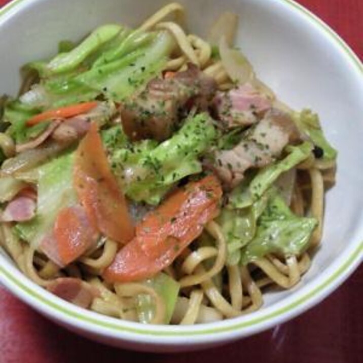 沖縄そば麺で作る焼きそば レシピ 作り方 By Rumiuchi1104 楽天レシピ